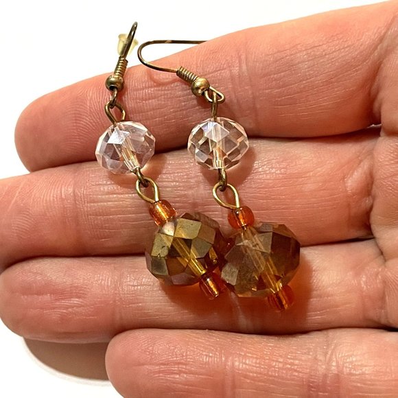 4 for $20 SALE- Crystal Beaded Artisan Earrings - Picture 5 of 5